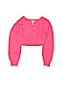 Assorted Brands 100% Cotton Solid Pink Shrug Size 2T - photo 1