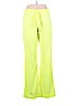 Hard Candy 100% Polyester Yellow Velour Pants Size XL - photo 1