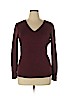 Worthington Burgundy Pullover Sweater Size XL - photo 1