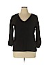 Karen Scott 100% Acrylic Black Pullover Sweater Size XL - photo 1