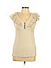 H&M Ivory Short Sleeve Top Size L - photo 1