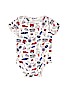 Carter's 100% Cotton White Short Sleeve Onesie 0-3 MO / 3 MO - photo 1
