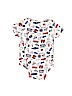 Carter's 100% Cotton White Short Sleeve Onesie 0-3 MO / 3 MO - photo 2