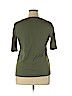 Croft & Barrow 100% Cotton Green 3/4 Sleeve Top Size XL - photo 2