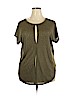 Lane Bryant Green Short Sleeve Top Size 18 - 20 Plus - photo 1