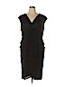 Adrianna Papell 100% Polyester Black Cocktail Dress Size 16W - photo 1