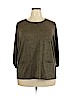 Premise Studio Brown 3/4 Sleeve Top Size 2X - photo 1