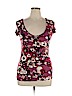 Wet Seal Burgundy Short Sleeve Top Size XL - photo 1