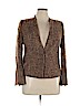 AKRIS Brown Wool Blazer Size 12 - photo 1
