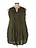 Old Navy 100% Rayon Green Casual Dress Size XXL - photo 1