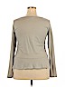 Lilla P 100% Cotton Gray Long Sleeve T-Shirt Size XL - photo 2