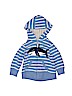 Carter's 100% Cotton Blue Zip Up Hoodie 3-6 MO / 6 MO - photo 1
