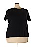 Croft & Barrow 100% Cotton Black Short Sleeve T-Shirt Size 2X - photo 1