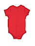 Nike 100% Cotton Red Short Sleeve Onesie Size 6-12 mo - photo 2