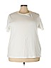Croft & Barrow 100% Cotton White Short Sleeve T-Shirt Size 2X - photo 1