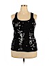 Eyeshadow Black Sleeveless Top Size XL - photo 1