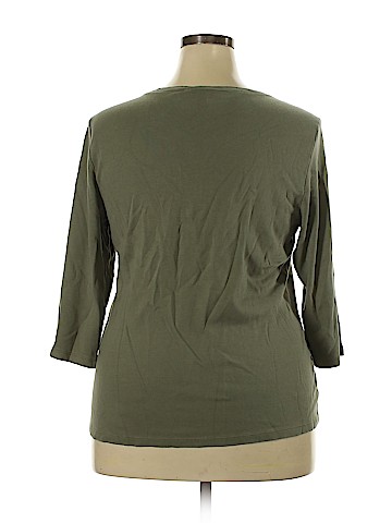 Karen Scott 3/4 Sleeve Henley (view 2)