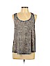 H&M 100% Polyester Gray Sleeveless Blouse Size L - photo 1
