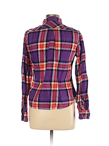 American Eagle Outfitters Long Sleeve Button-Down Shirt (view 2)
