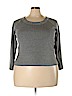 Knit de Knit Gray Pullover Sweater Size 2X - photo 1