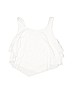 Sally Miller 100% Rayon White Sleeveless Top Size 8 - photo 2