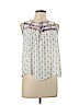 Jolt 100% Rayon White Sleeveless Top Size L - photo 1
