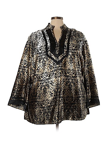 Lane Bryant Long Sleeve Blouse (view 1)