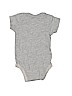 Gerber 100% Cotton Stripes Gray Short Sleeve Onesie 9-12 MO / 12 MO - photo 2