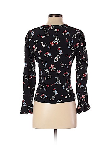 Tanya Taylor Long Sleeve Silk Top (view 2)
