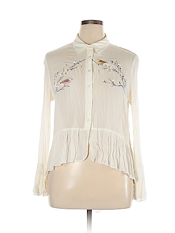 Lauren Conrad Long Sleeve Blouse (view 1)