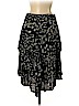 H&M 100% Viscose Black Casual Skirt Size 6 - photo 1