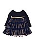 Sweet Heart Rose Metallic Blue Special Occasion Dress Size 3T - photo 1