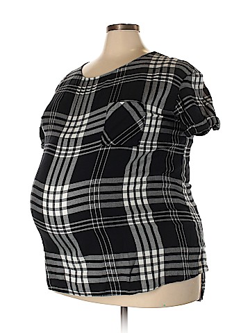 Liz Lange Maternity for Target Short Sleeve Blouse (view 1)