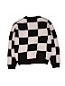 Forever 21 100% Acrylic Checkered-gingham Black Pullover Sweater Size 9 - 10 - photo 2