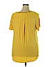 Alfani Yellow Short Sleeve Top Size 4X - photo 2