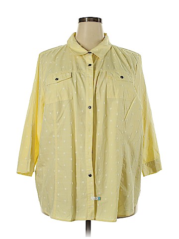 Cj Banks 3/4 Sleeve Button-Down Shirt (view 1)