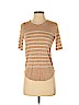 Madewell 100% Viscose Tan Short Sleeve Top Size XS - photo 1