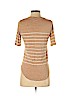 Madewell 100% Viscose Tan Short Sleeve Top Size XS - photo 2