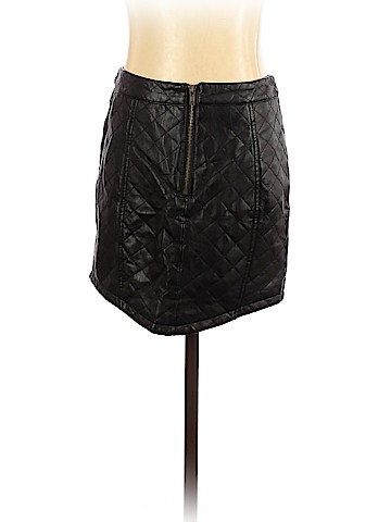Forever 21 Faux Leather Skirt (view 2)