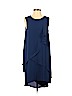 BCBGMAXAZRIA 100% Polyester Blue Cocktail Dress Size M - photo 1