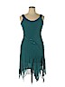 Jonathan Martin 100% Silk Teal Casual Dress Size 14 - photo 1