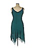Jonathan Martin 100% Silk Teal Casual Dress Size 14 - photo 2
