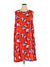 Ava & Viv 100% Rayon Orange Casual Dress Size 2X - photo 1