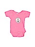 Jasper 100% Cotton Pink Short Sleeve Onesie 12-18 MO / 18 MO - photo 1
