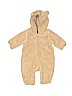 Baby Gap 100% Cotton Solid Tan Long Sleeve Outfit Size 0-3 mo - photo 1