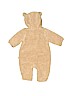 Baby Gap 100% Cotton Solid Tan Long Sleeve Outfit Size 0-3 mo - photo 2