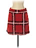 Topshop Red Wool Skirt Size 12 - photo 1
