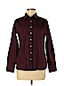 Lands' End 100% Cotton Burgundy Long Sleeve Button-Down Shirt Size 6 (petite) - photo 1