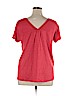 Sanctuary 100% Linen Red Short Sleeve T-Shirt Size XL - photo 2