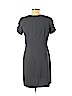 Ann Taylor LOFT 100% Polyester Gray Casual Dress Size 12 (petite) - photo 2